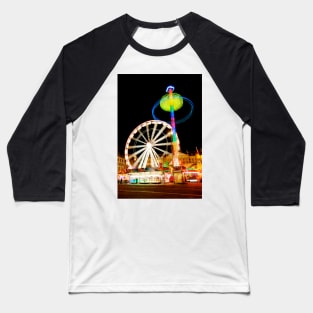 Dam Square Funfair, Amsterdam Baseball T-Shirt